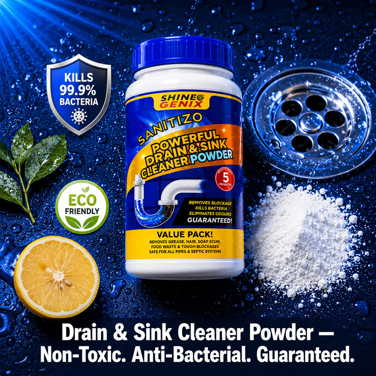 Powerful Sink & Drain Cleaner - Buy 1 Get 3 Free