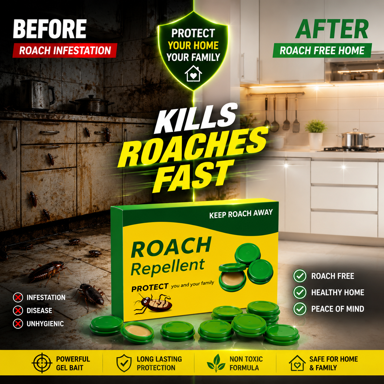 Cockroach Killer Gel (Pack of 2)
