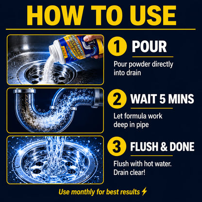 Powerful Sink & Drain Cleaner - Buy 1 Get 3 Free