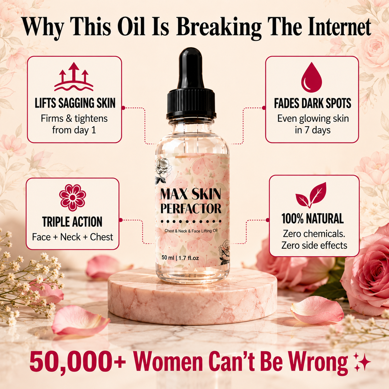 Max Skin Perfactor Lifting Oil | Buy 1 Get 1 FREE