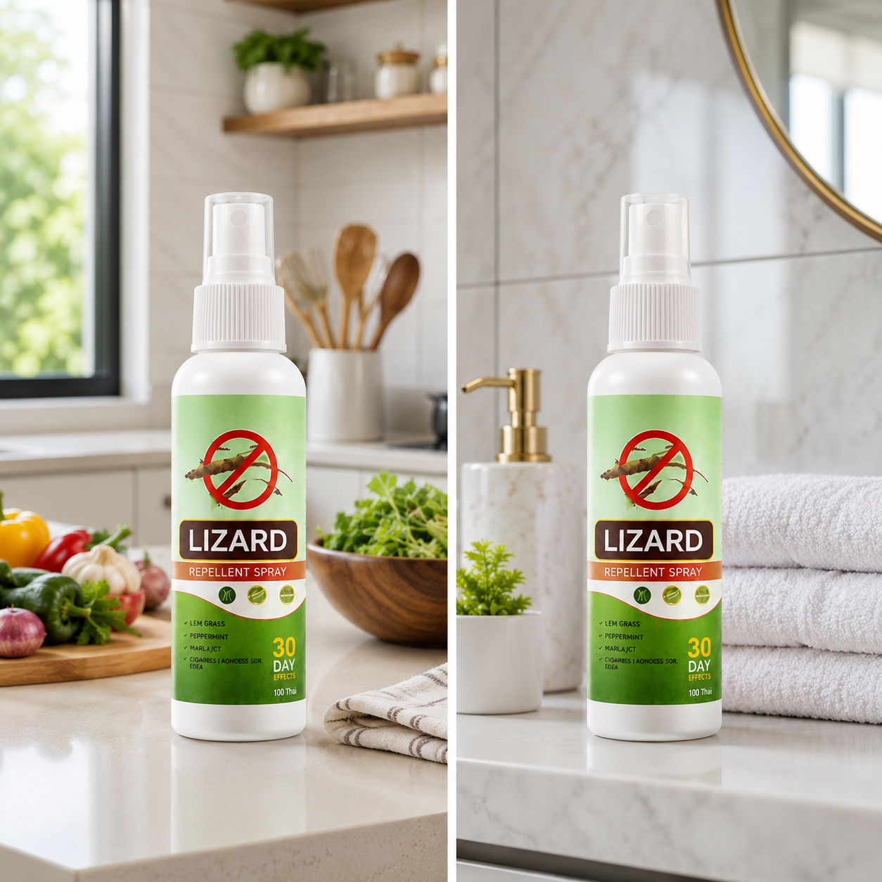 Lizard Repellent Spray – Protect Your Home Naturally (BUY 1 GET 2 FREE)